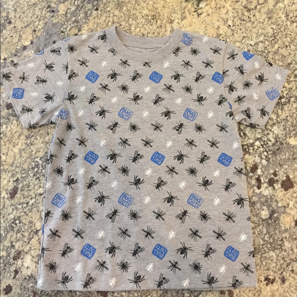 Little Boys Bug Out Tee T-shirt Flies, Bees 4T