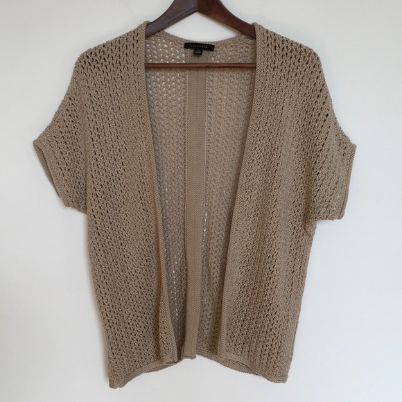 Ann Taylor crochet open cardigan - Picture 1 of 4