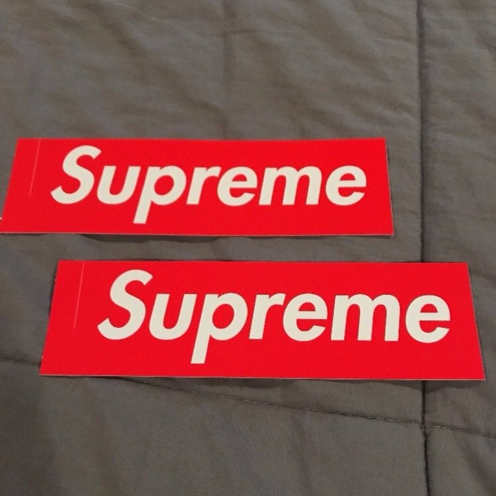 Supreme Authentic Sticker Bogo