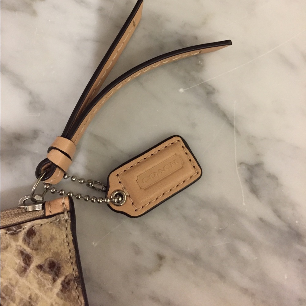 Coach Python leather clutch. - Picture 2 of 4
