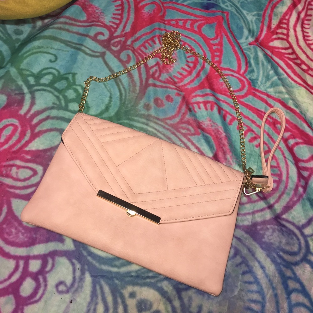Pink clutch