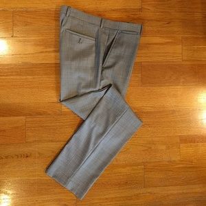 Theory light grey sharkskin color pants - 33 waist