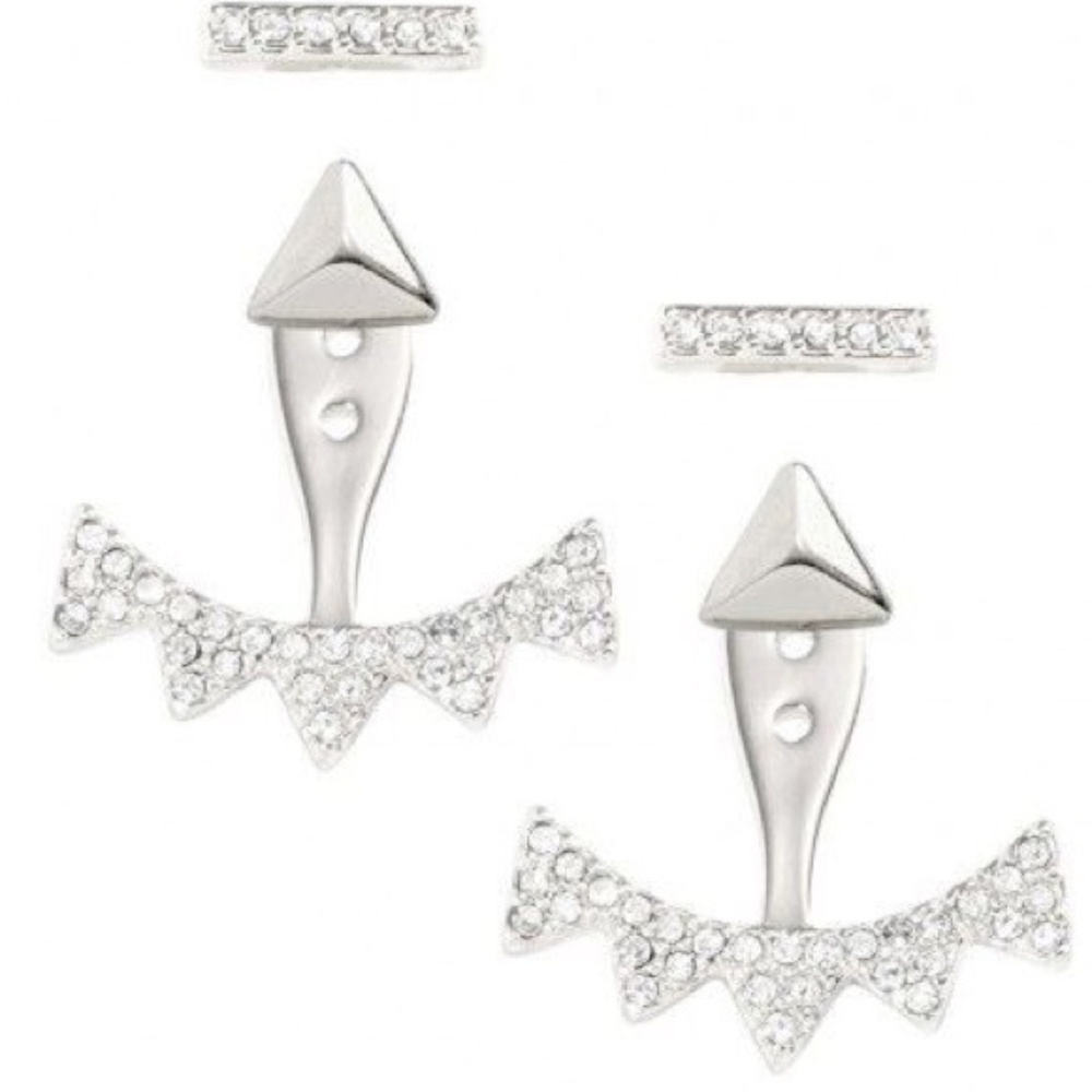 Stella & Dot Pave Triangle ear Jacket