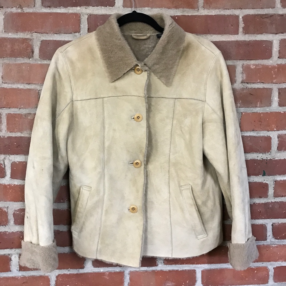 Genuine Shearling Leather Coat