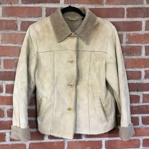 Genuine Shearling Leather Coat