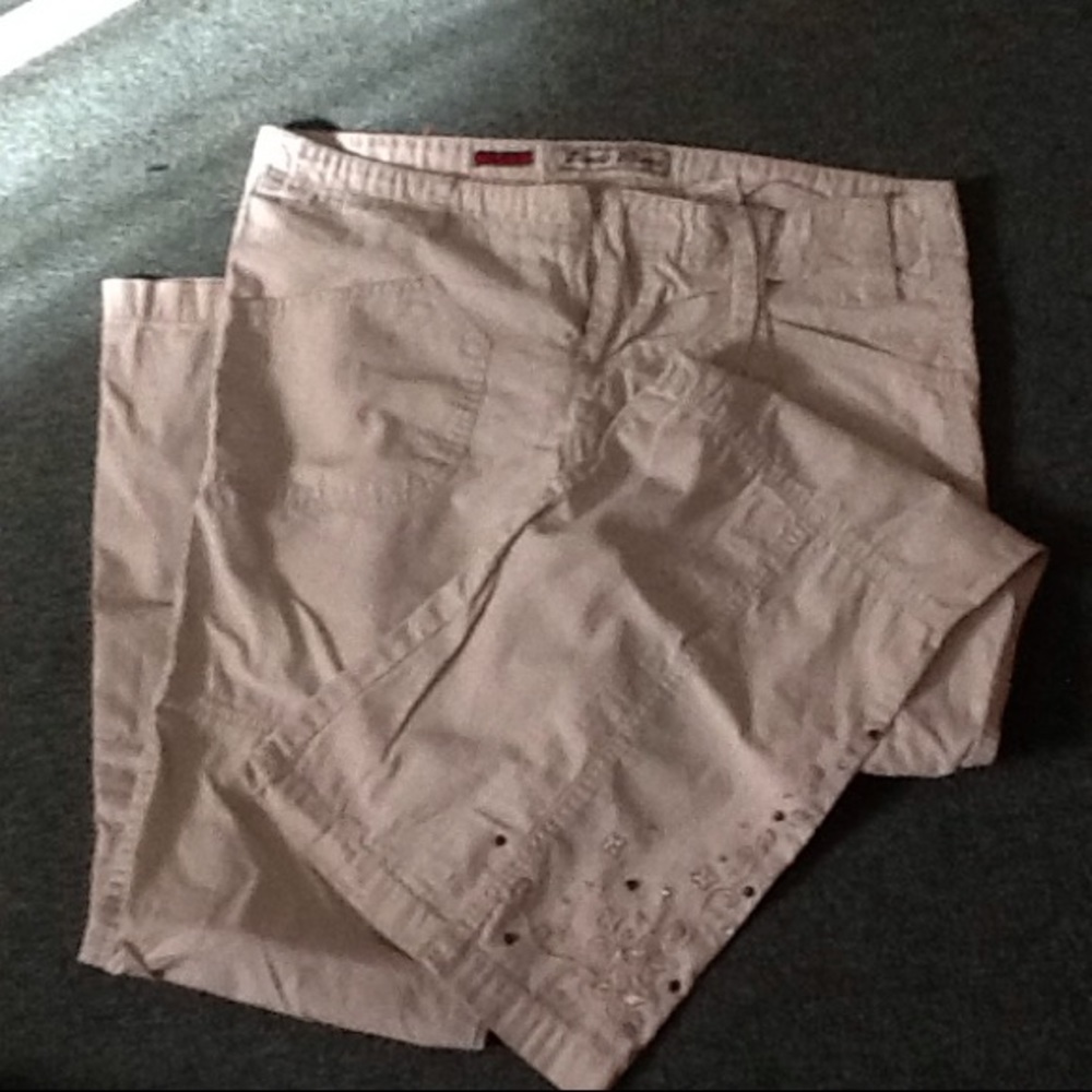 Creme pants