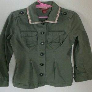 Kids Army Green Jacket