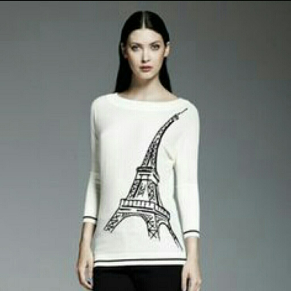 Catherine Malandrino Eiffel Tower Sweater