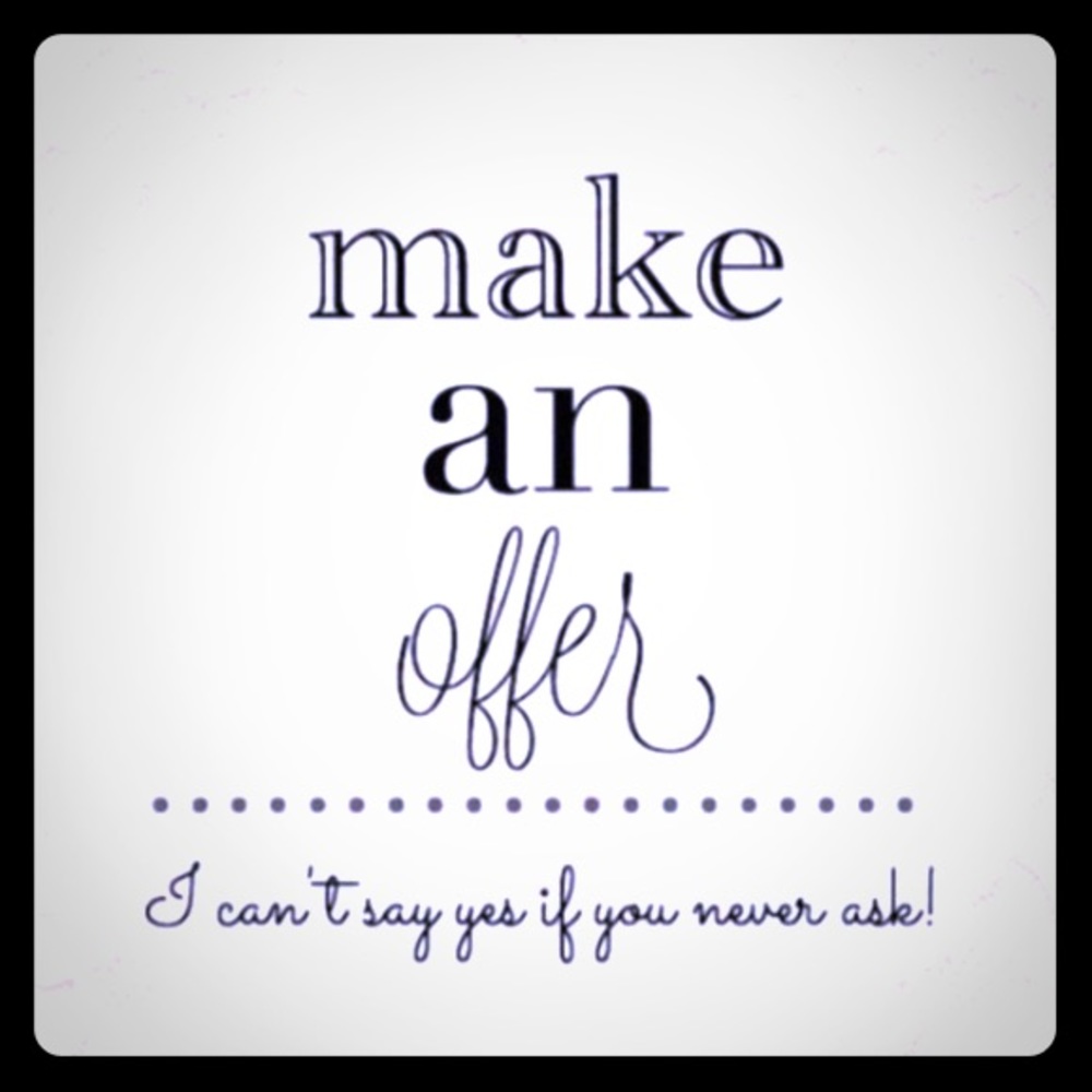 All offers considered