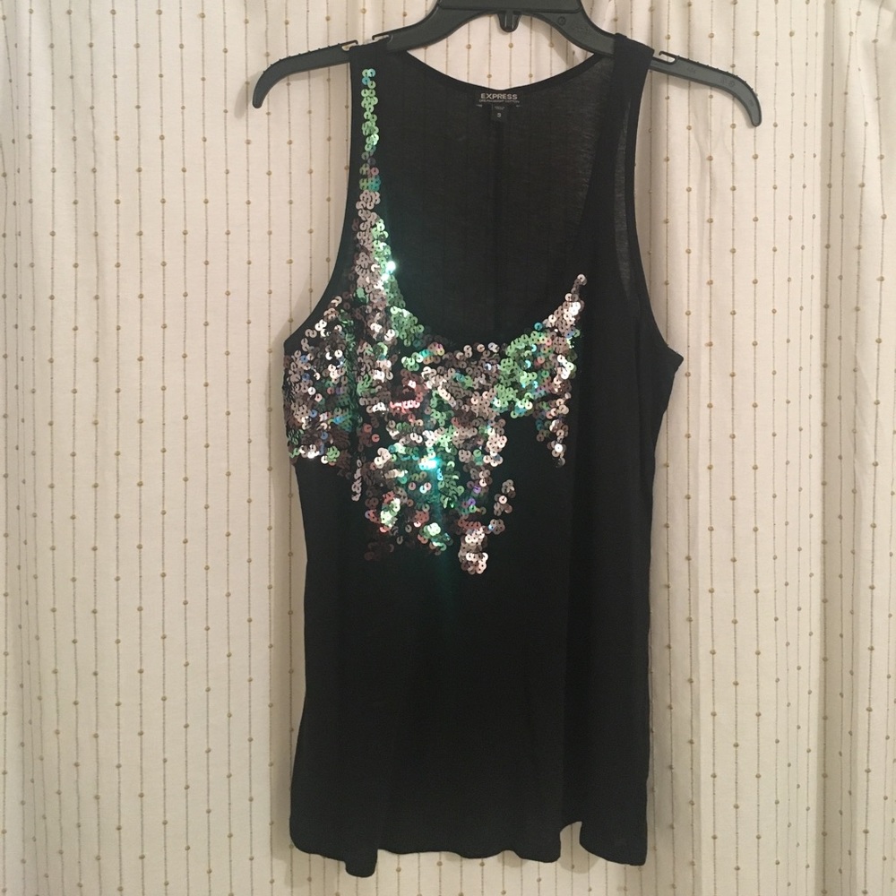 Relax fix sequin tank top