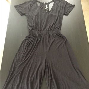 Zara Colletion jersey palazo jumpsuit