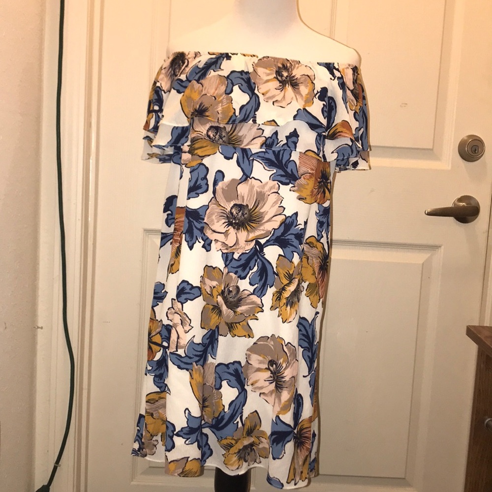 Off the shoulder dress