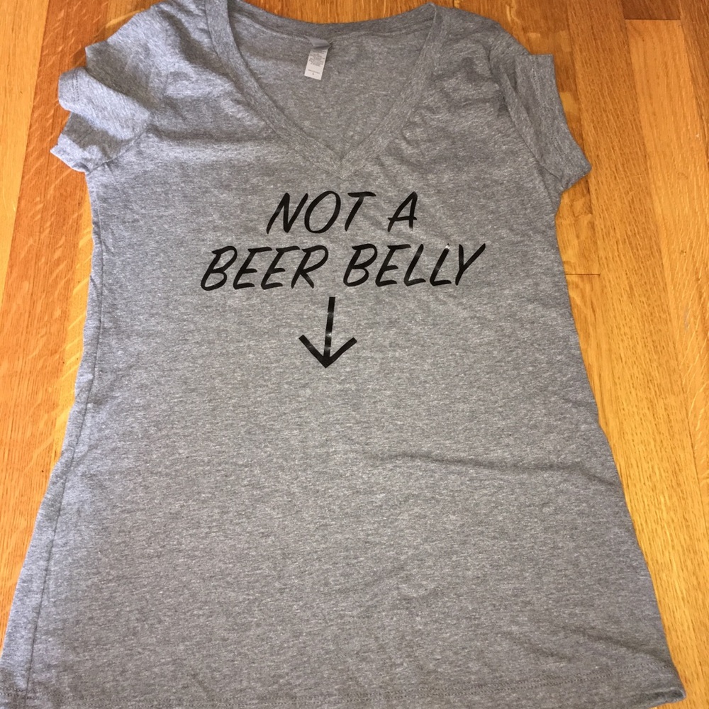 Not a Beer Belly Maternity T-shirt