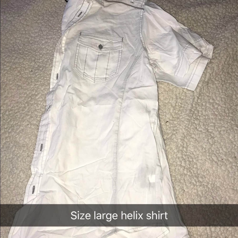 Helix button up