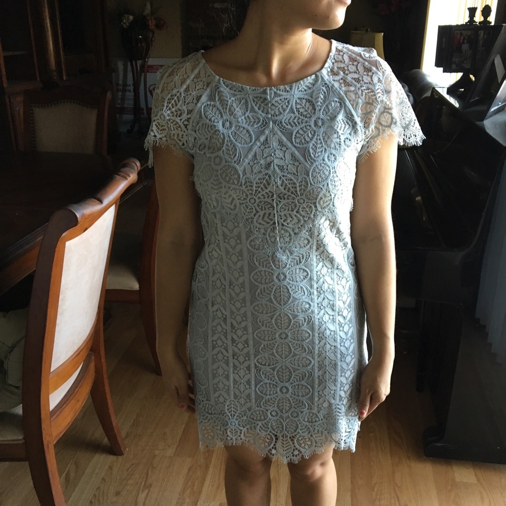Silver Blue Lace For Love and Lemons LYLA MINI