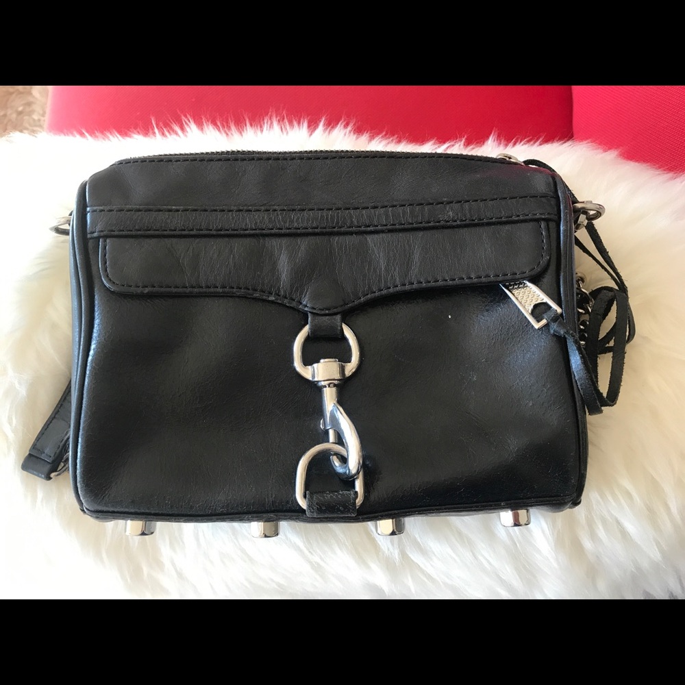 Rebecca Minkoff - Mini Mac - Black and Silver