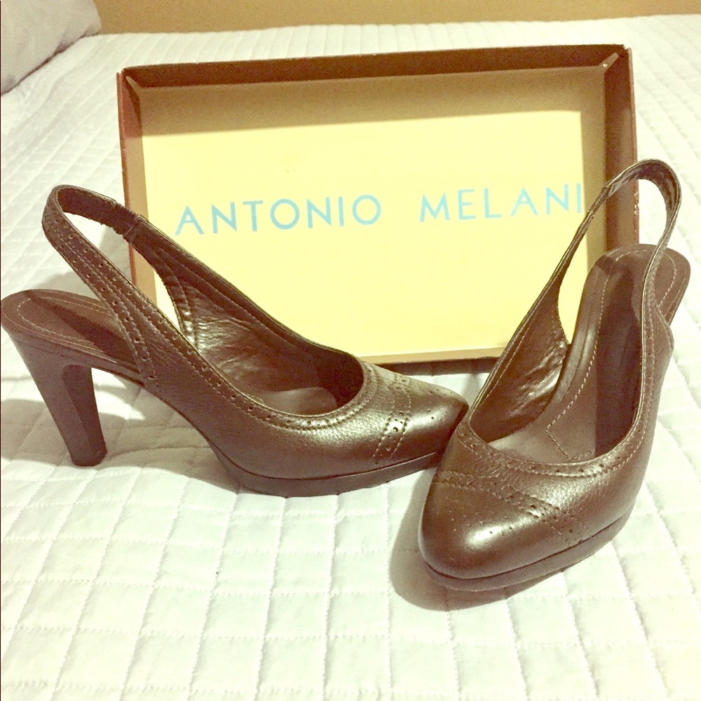 Antonio Melani brown shoe