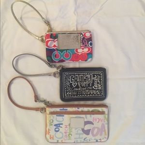 Vintage Coach Wristlets (3)