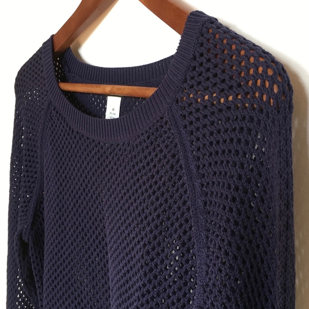 J. Crew open knit sweater