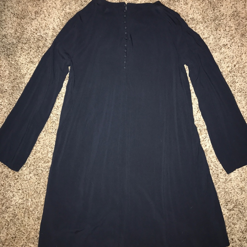 H&M Navy buttoned dress