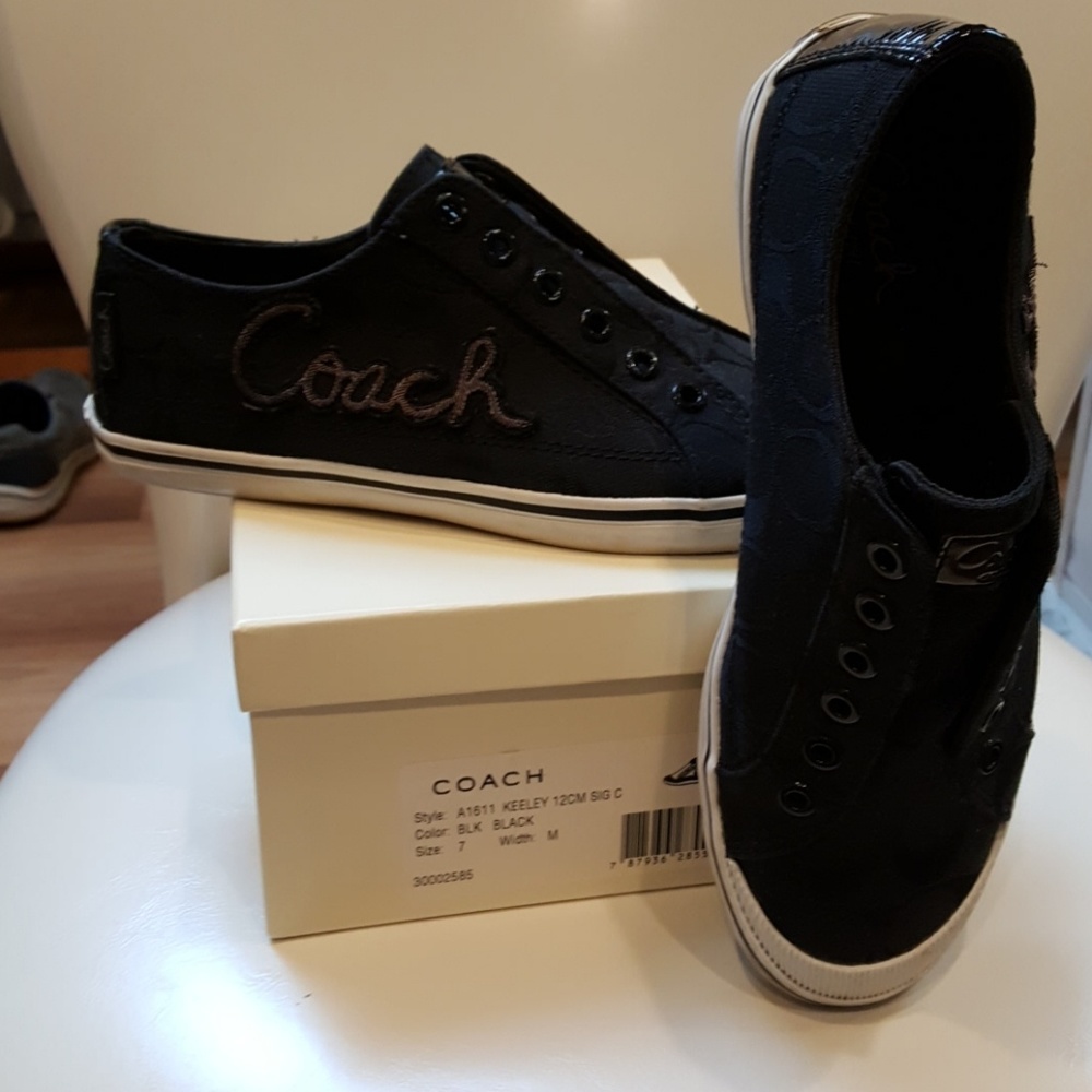 Beautiful slip on Coach Sneakers EUC