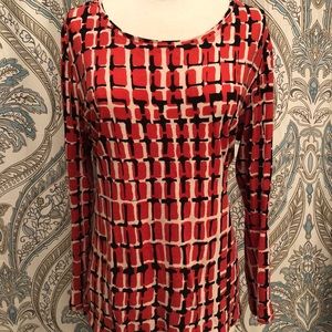 Daisy Fuentes Long-Sleeved Top- make Offer