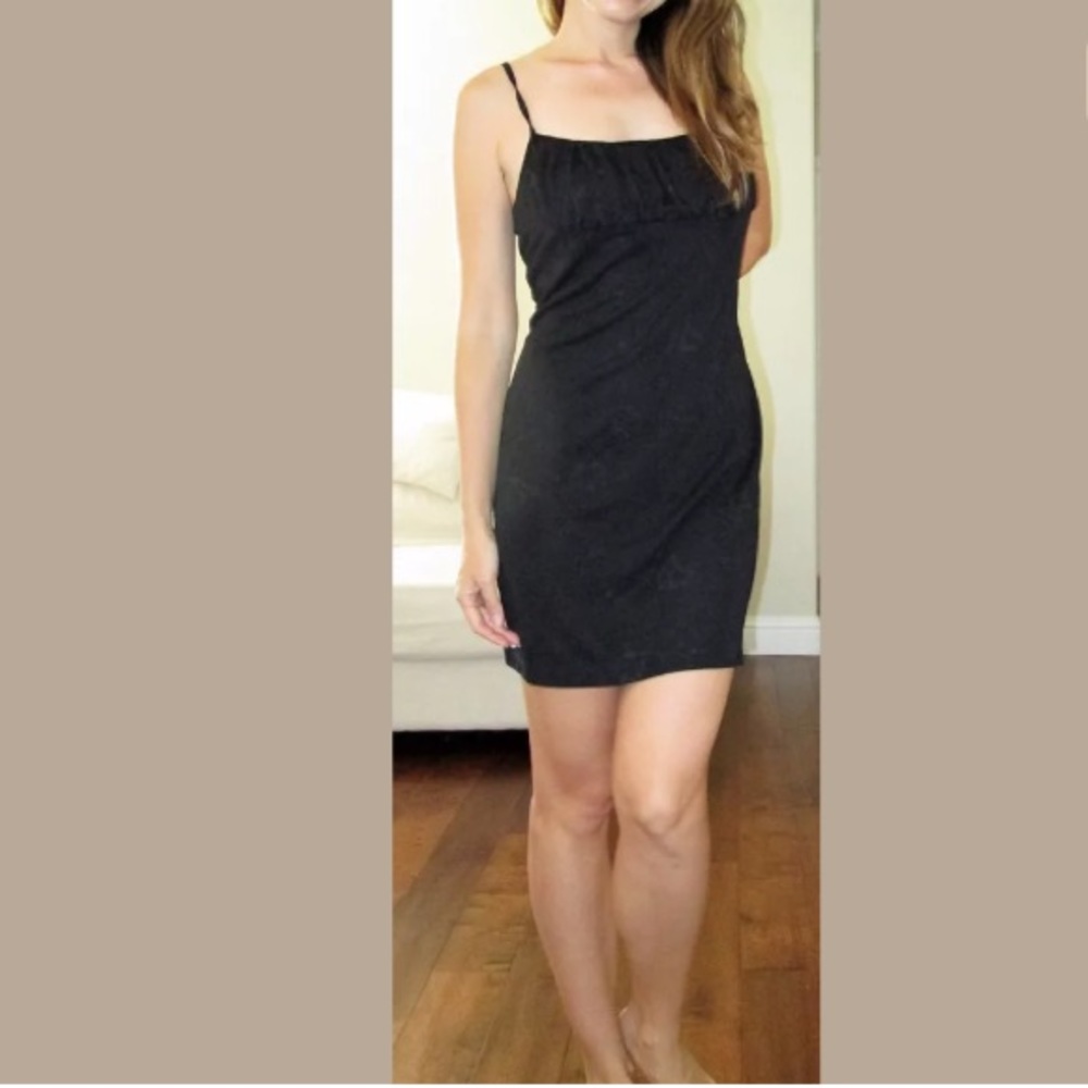 Vintage 90s rose girly grunge slipdress M medium