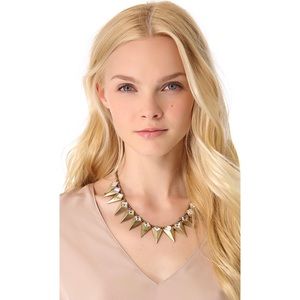 AVANT GARDE Brass & Swarovski Crystal Necklace