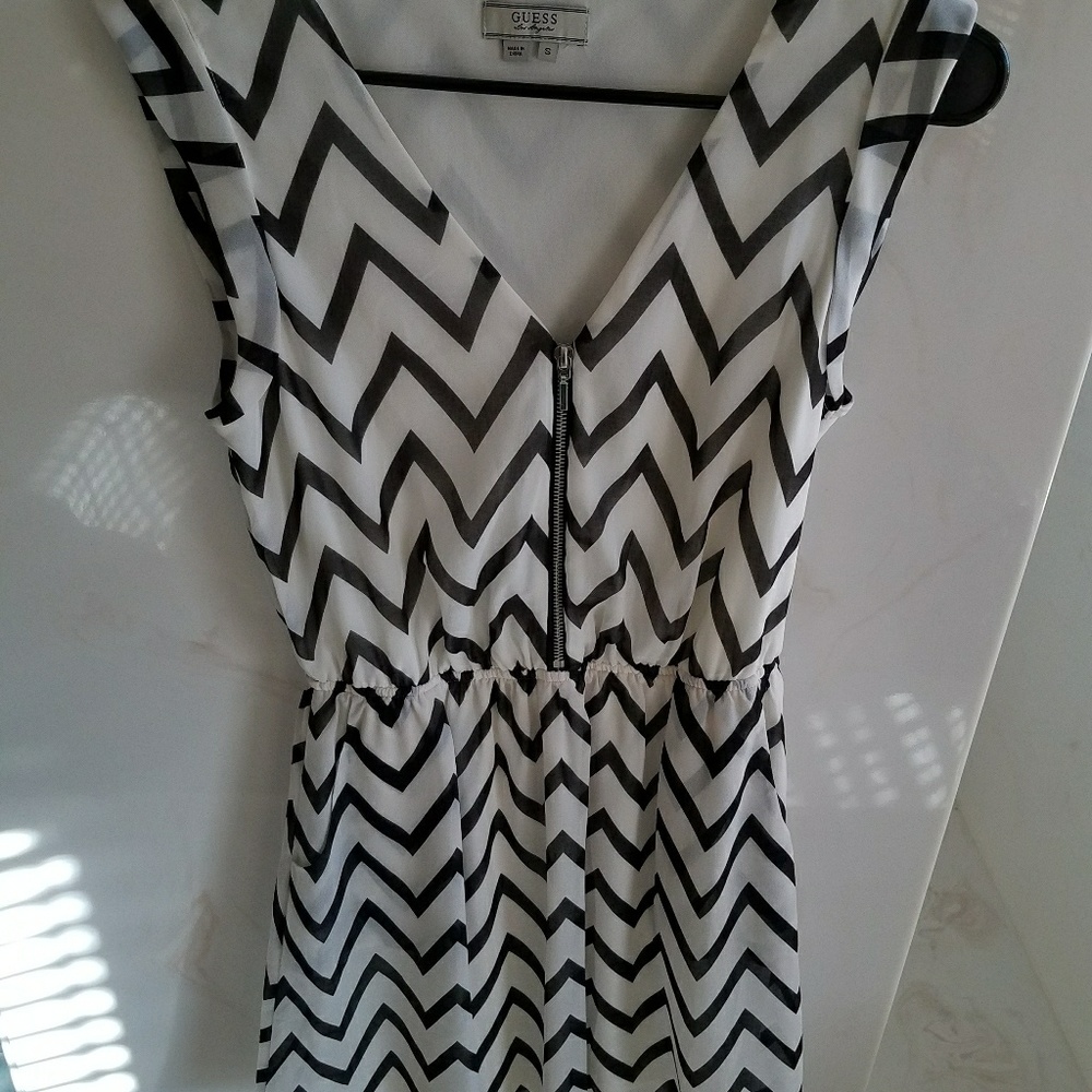 Guess Black & White Dress