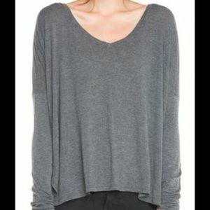 Brandy Melville long sleeve shirt - maroon