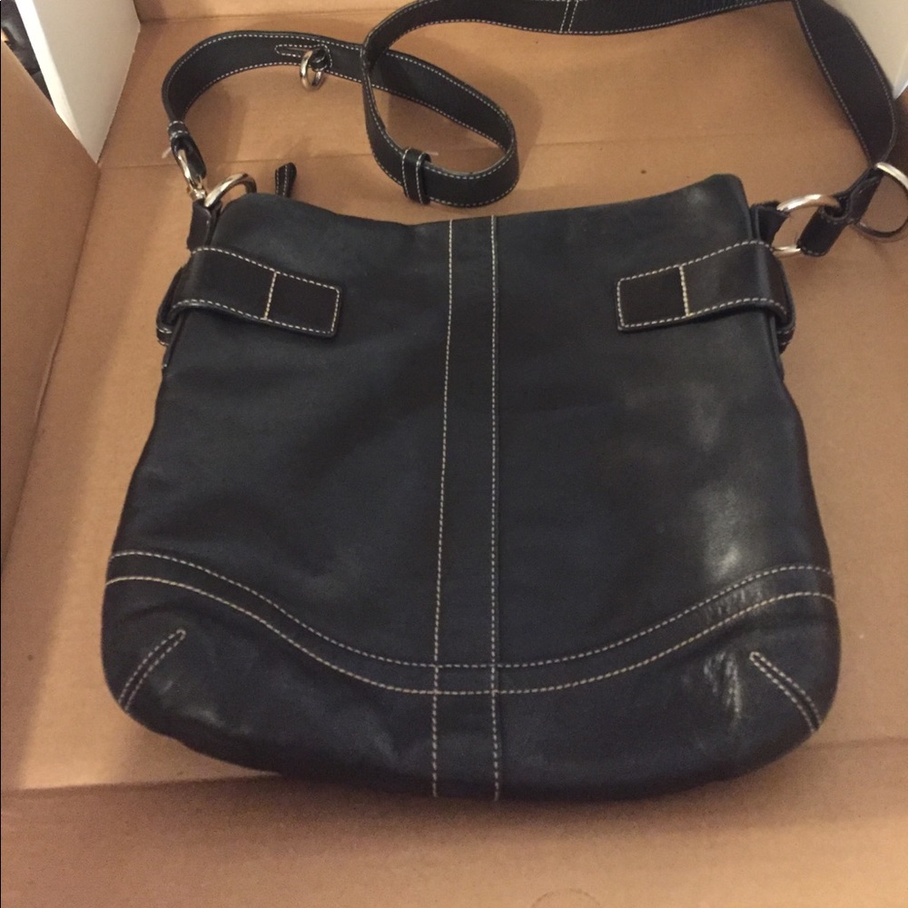 Authentic coach Handbag black leather - Picture 2 of 4