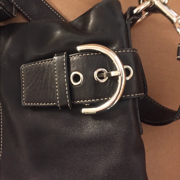 Authentic coach Handbag black leather - Picture 3 of 4