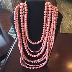 Brand new-Coral multi layer necklace
