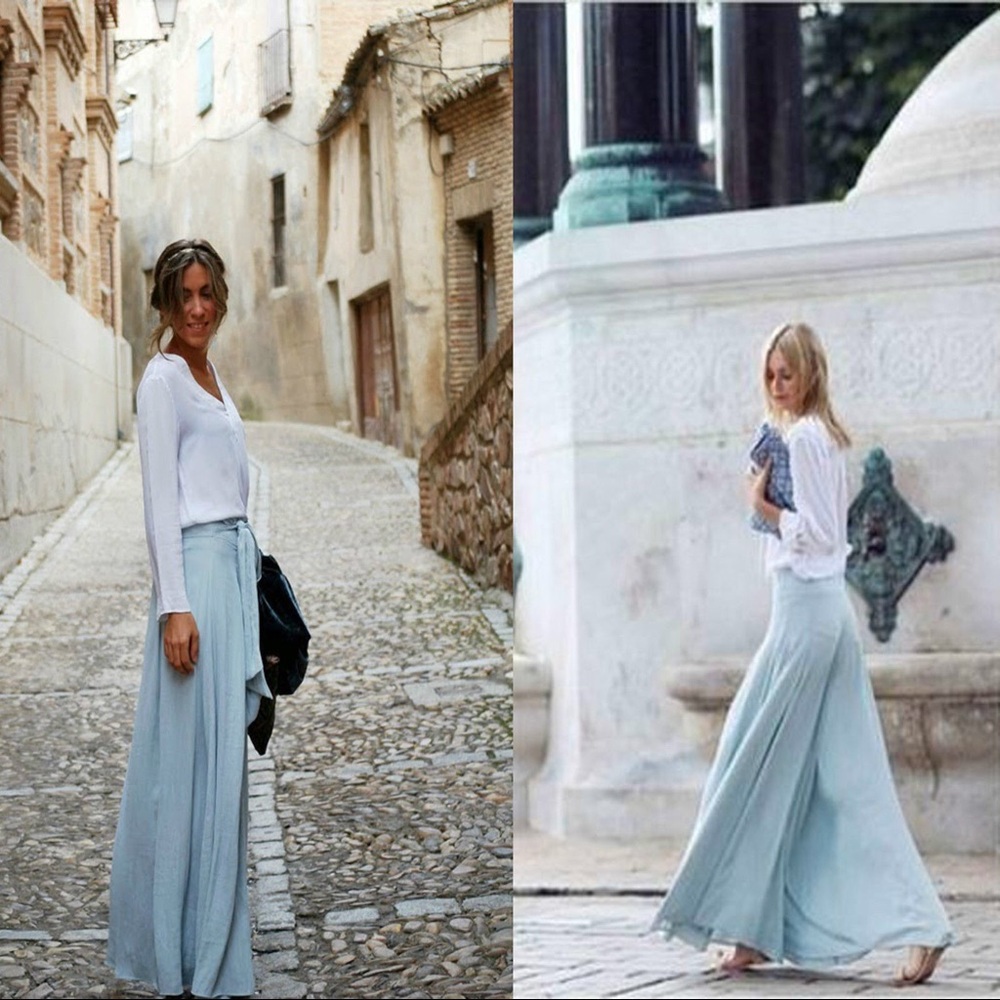 Zara flowy palazzo pants