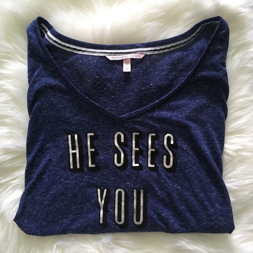 Victoria’s Secret Soft Sleep Top Holliday size S