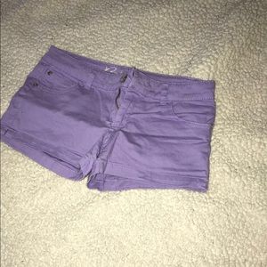Lavender shorts