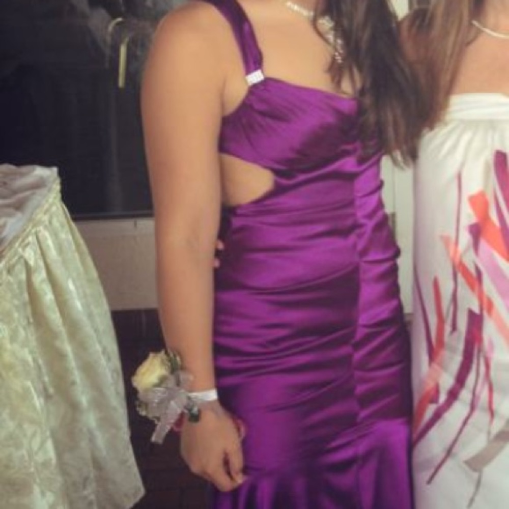 Purple gown