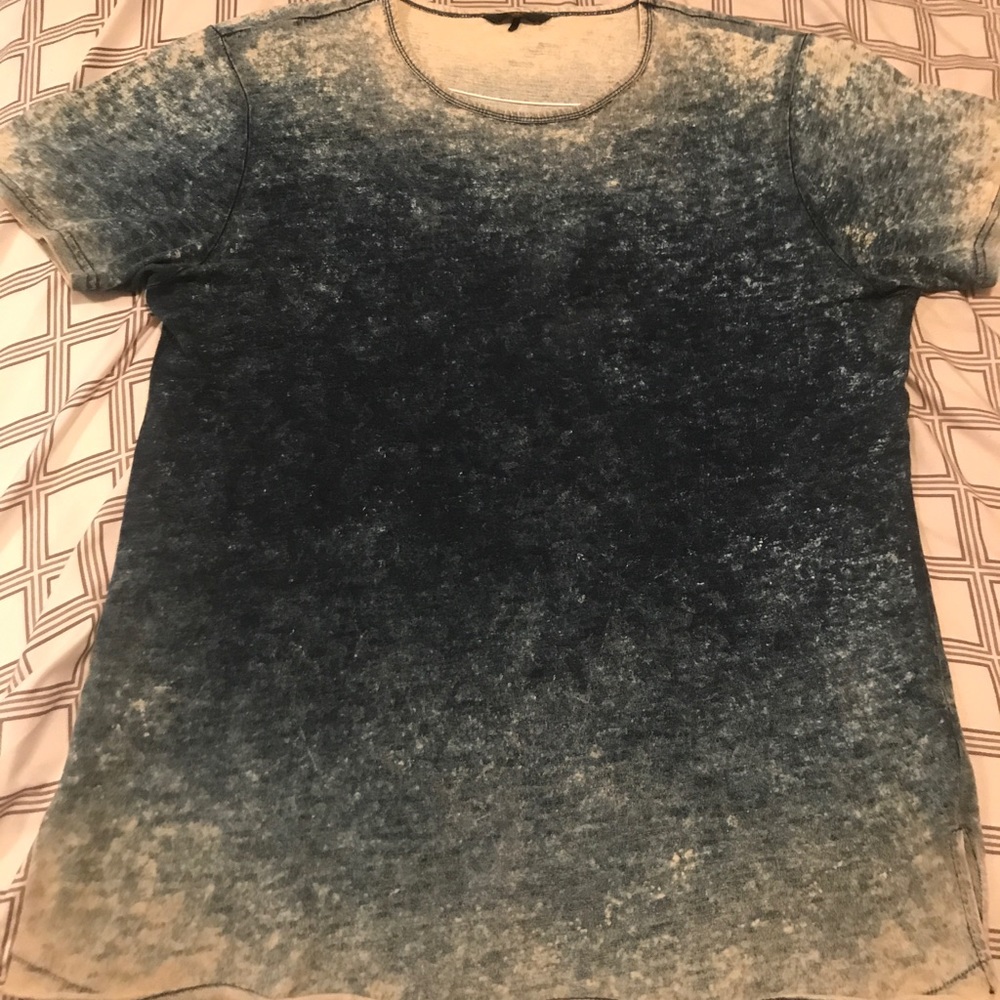 Deniem Stone Wash T Shirt