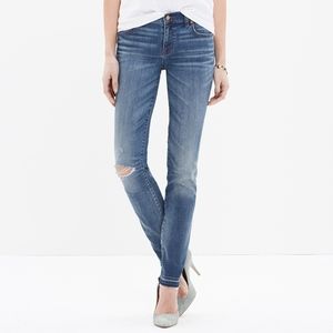 MADEWELL DROP HEM STRAIGHT JEANS SZ 30 NWT