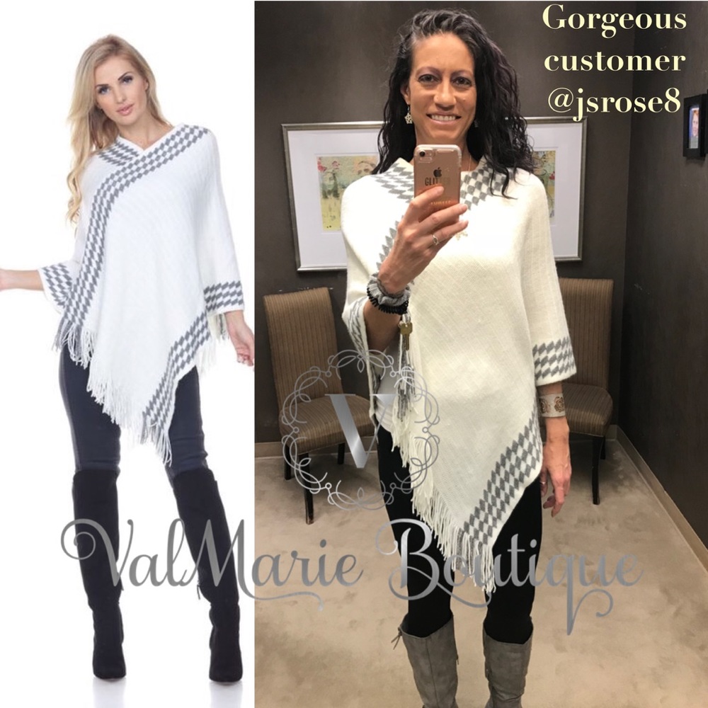 📍LAST 1- Ultra Soft Knit Poncho Cape - Picture 3 of 3