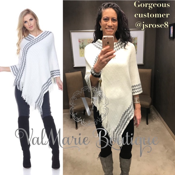 📍LAST 1- Ultra Soft Knit Poncho Cape - Picture 3 of 3