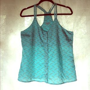 Cute Charlotte Russe feather tank top