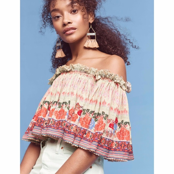 New Anthropologie BHANUNI Villa Midi Top NWT - Picture 4 of 8