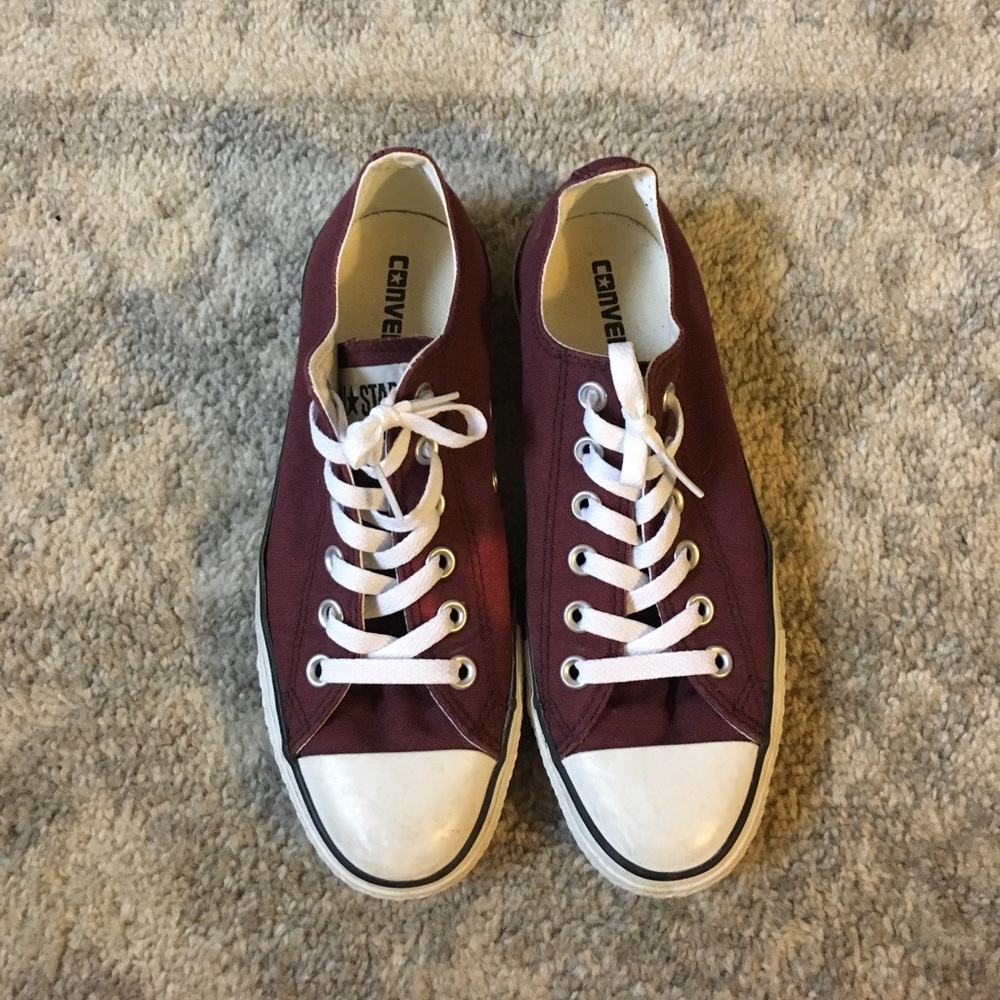 Maroon Converse
