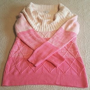 Cozy Pink Ombre New York & Company Sweater