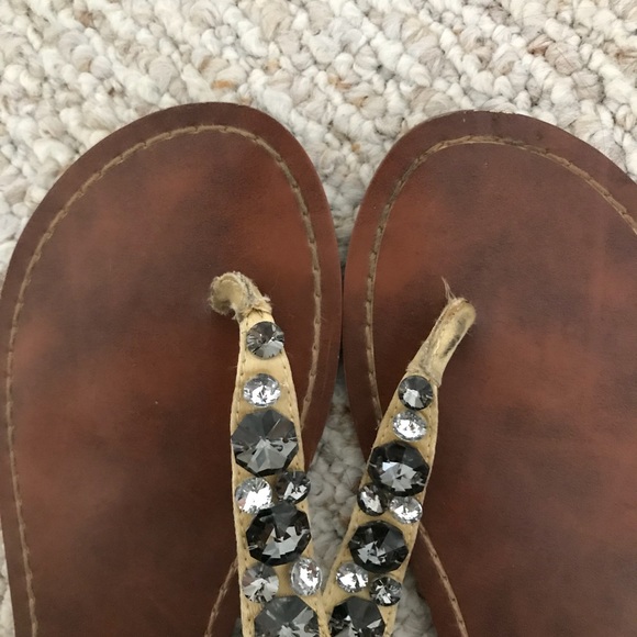 *SOLD* 
Steve Madden Gold Jeweled Sandal - Picture 3 of 4