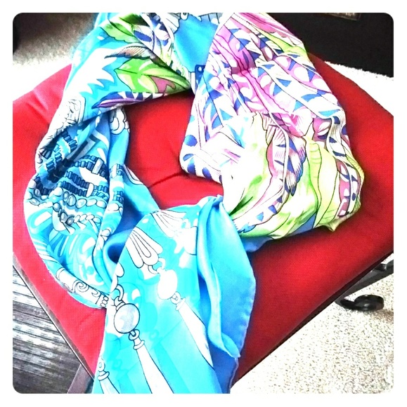 Eclectic Bold Colored Silky Wrap - Picture 1 of 7