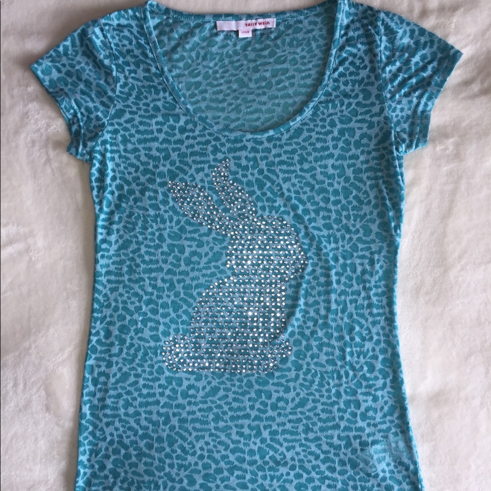Tally Weijl Bunny Rhinestone T-shirt