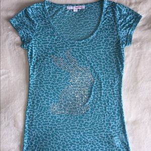 Tally Weijl Bunny Rhinestone T-shirt