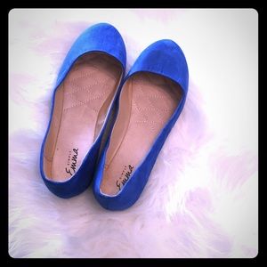 Emma royal blue flats